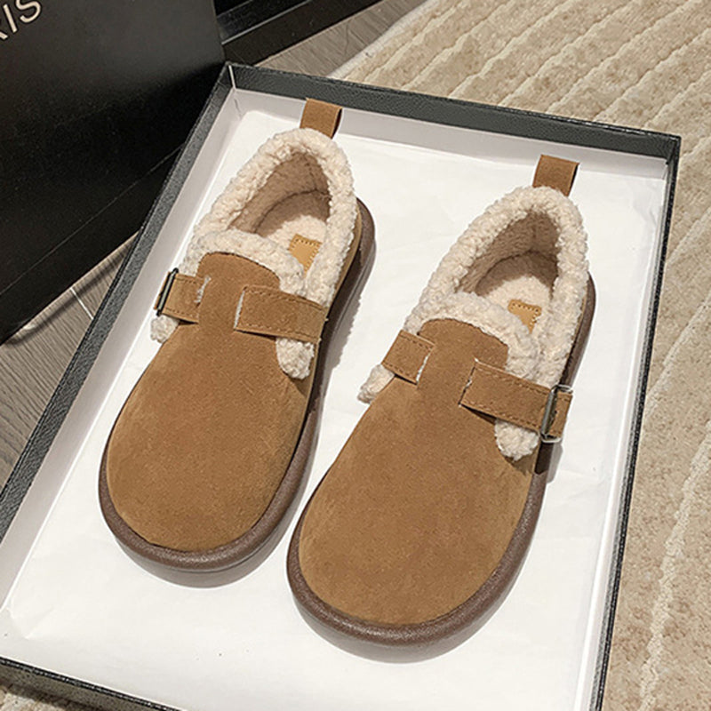 Bequeme Warme Plateauschuhe