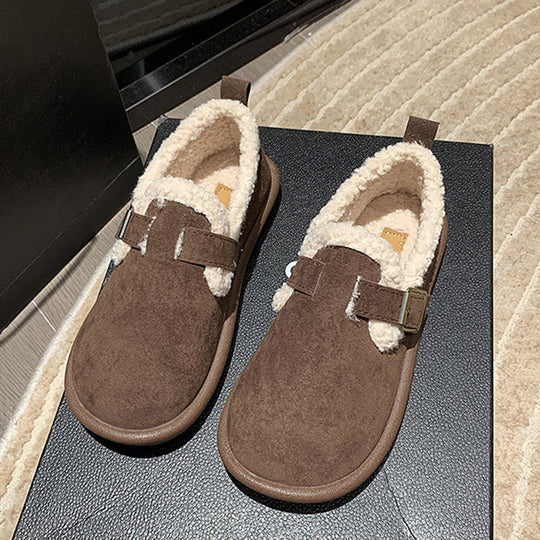 Bequeme Warme Plateauschuhe