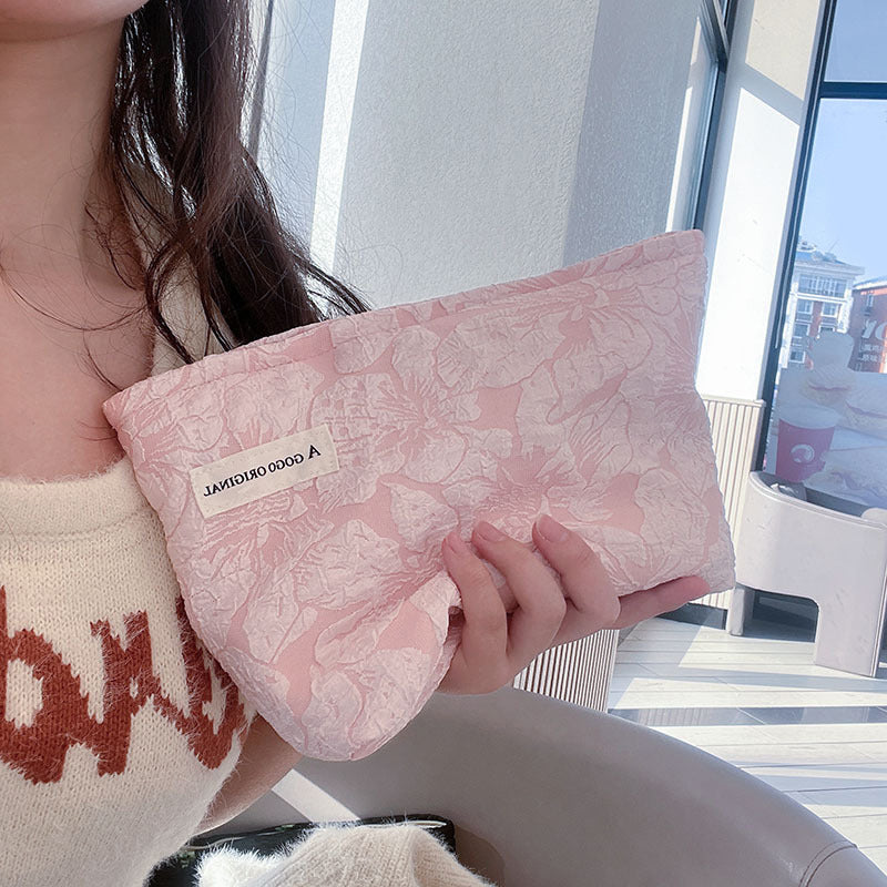 Vintage Blumenmuster-Umhängetasche