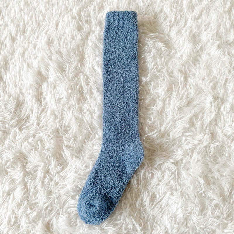 Warme Plüschsocken