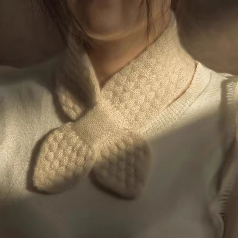 Flauschiger einfarbiger Schal