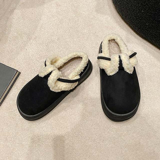 Warme Plateau-Schuhe
