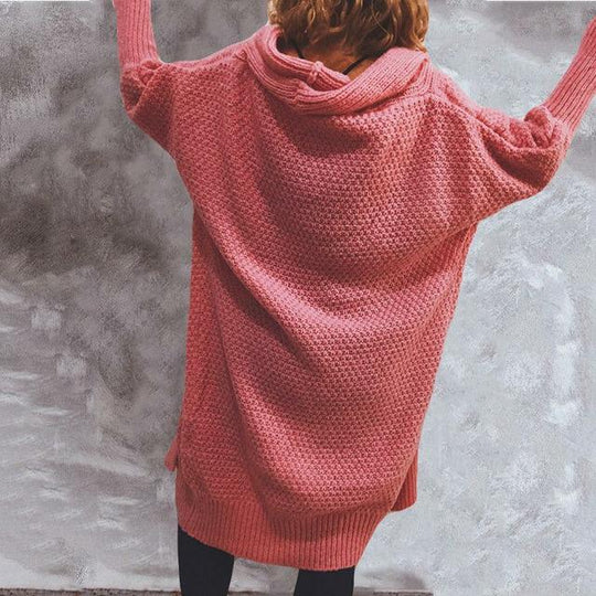 Bequemer, warmer Strick-Cardigan