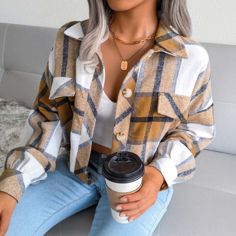 Vintage kariertes Jackett