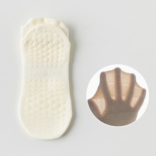 Einfarbige atmungsaktive Socken