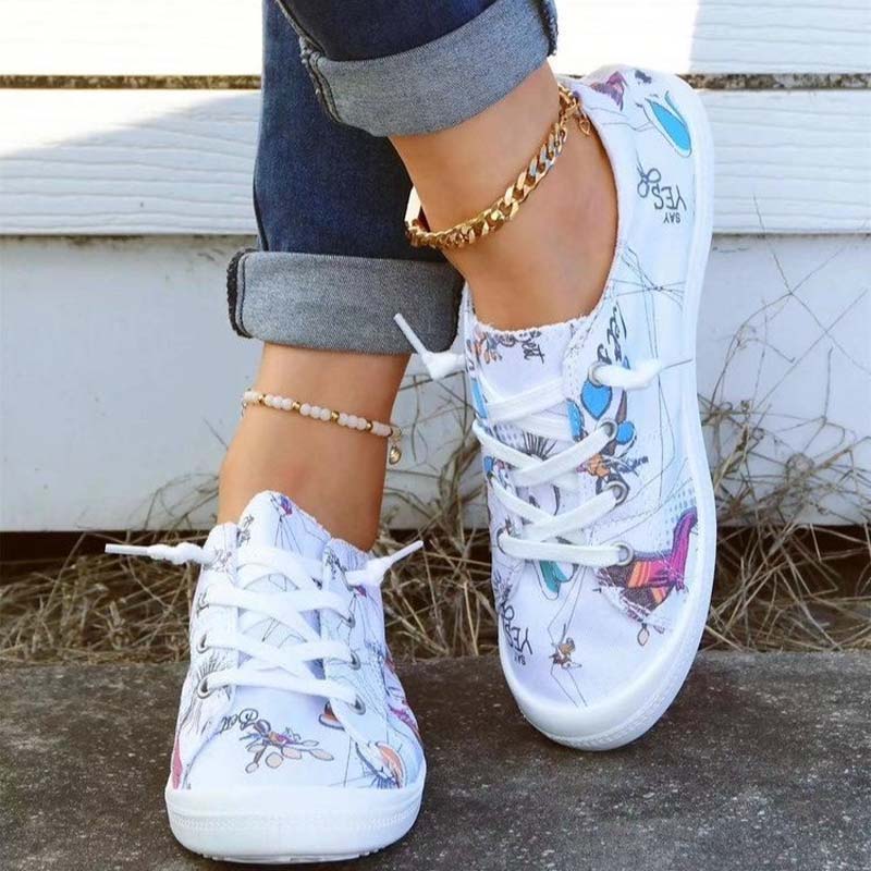 Bequeme flache Schuhe