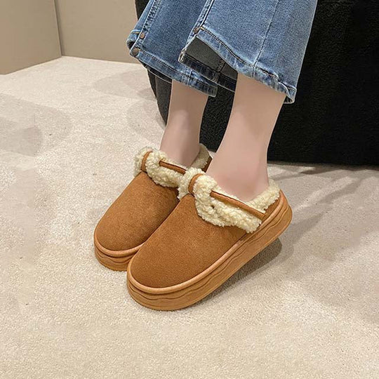 Warme Plateau-Schuhe