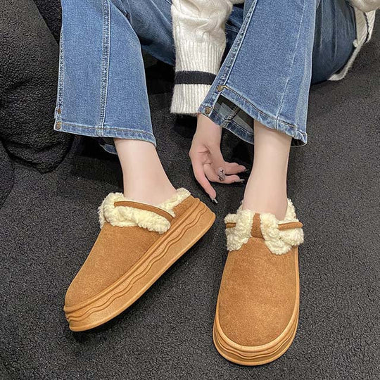 Warme Plateau-Schuhe