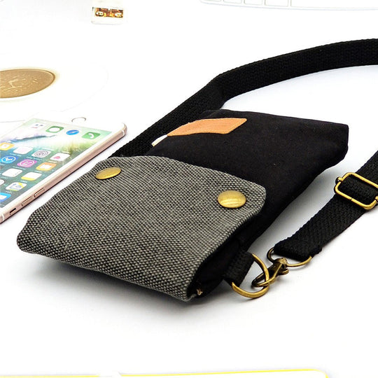 Vintage-Leinen-Tasche