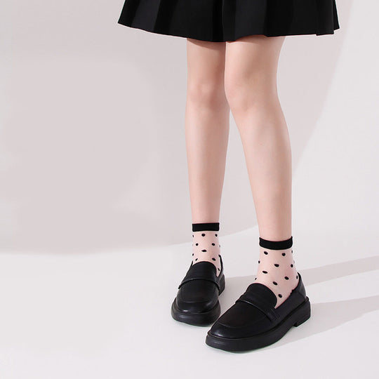 Atmungsaktive Punktestrümpfe