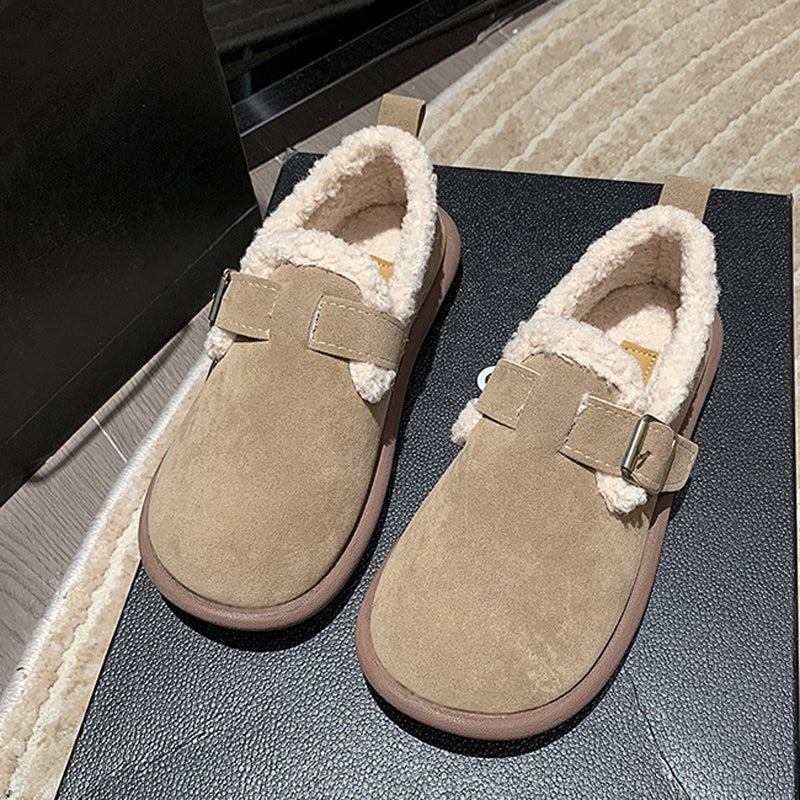 Bequeme Warme Plateauschuhe