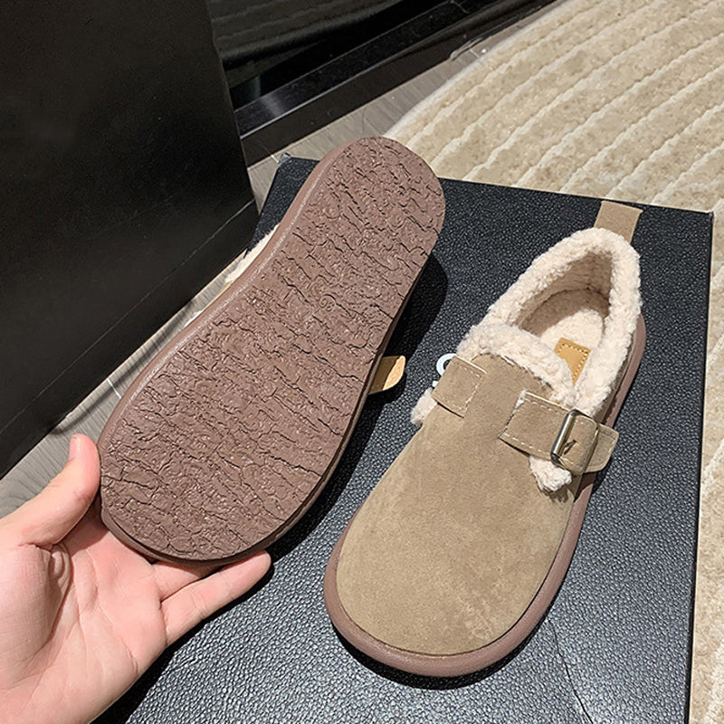 Bequeme Warme Plateauschuhe