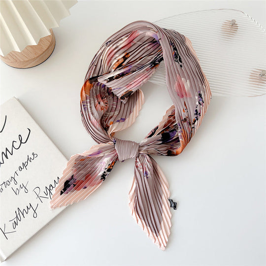 Vintage bedruckte Blumenmusterschal