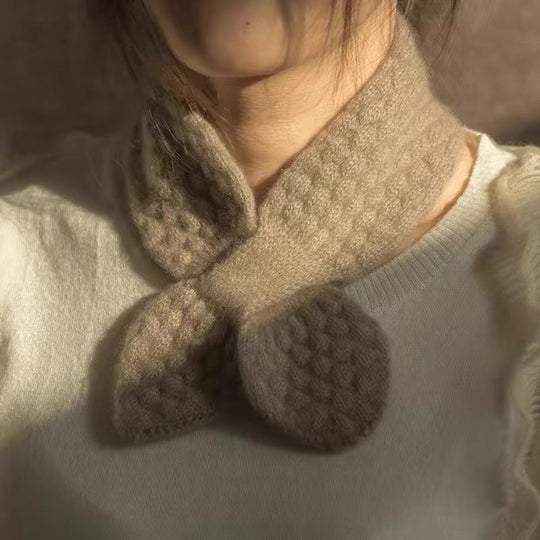 Flauschiger einfarbiger Schal