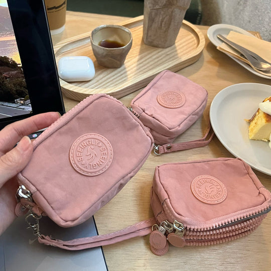 Lässiges einfarbiges Geldbörse