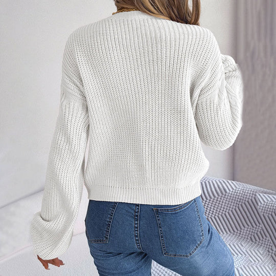 Lässiger Hinrich-Pulli aus Kordelstrick