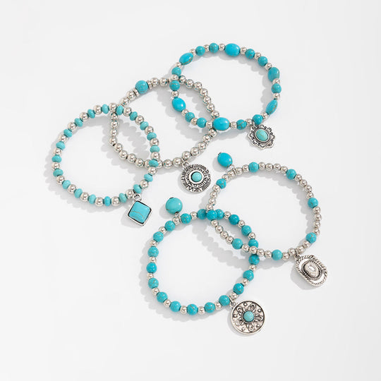 Vintage Ethnische Perlenarmbandu