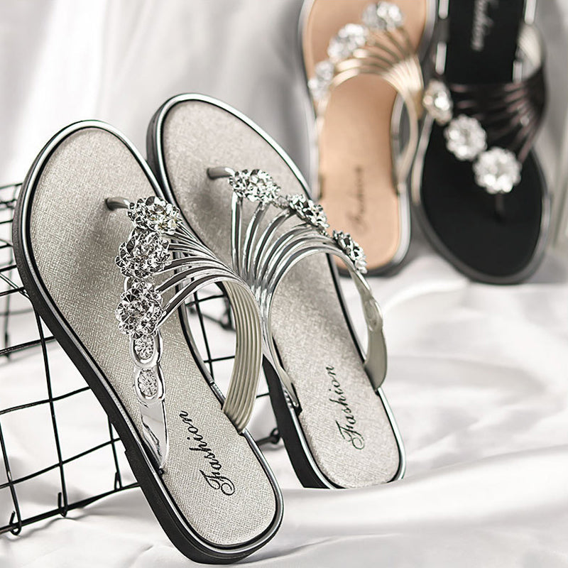 Bequeme Blumenhausschuhe