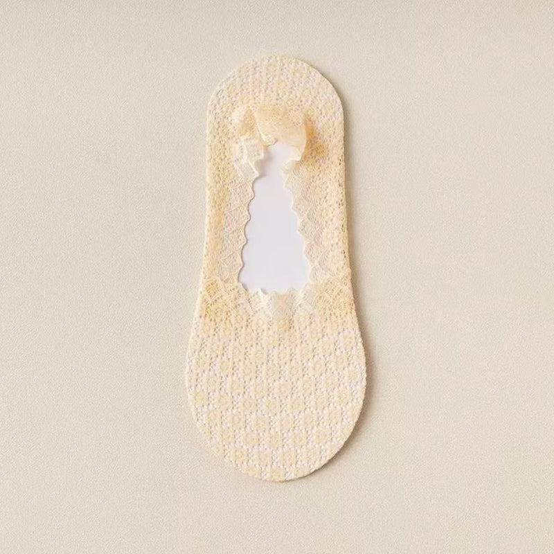 Atmungsaktive Blumenstrümpfe