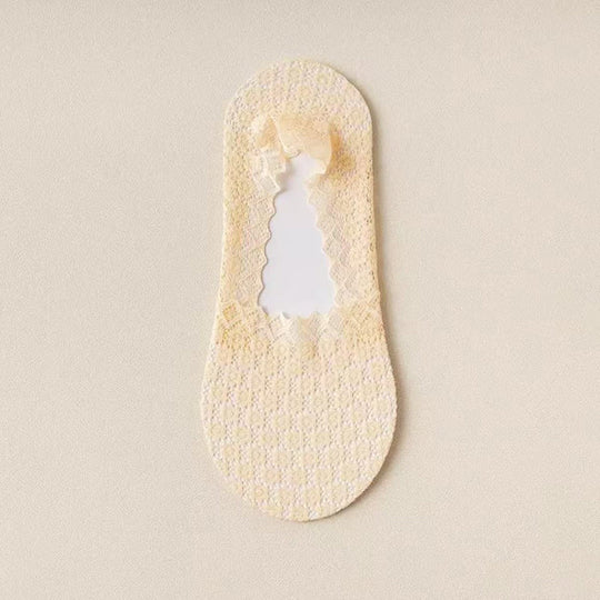 Atmungsaktive Blumenstrümpfe