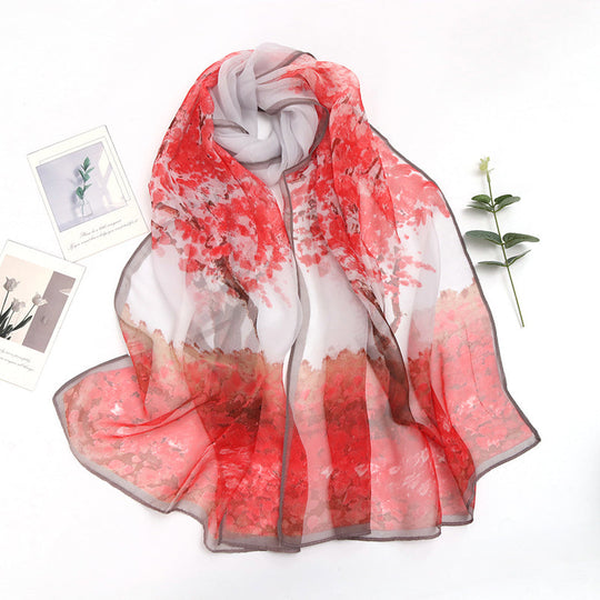 Lässiger farbiger Schal