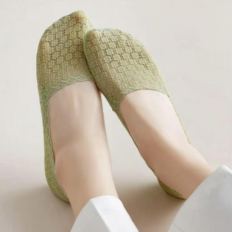 Atmungsaktive Blumenstrümpfe