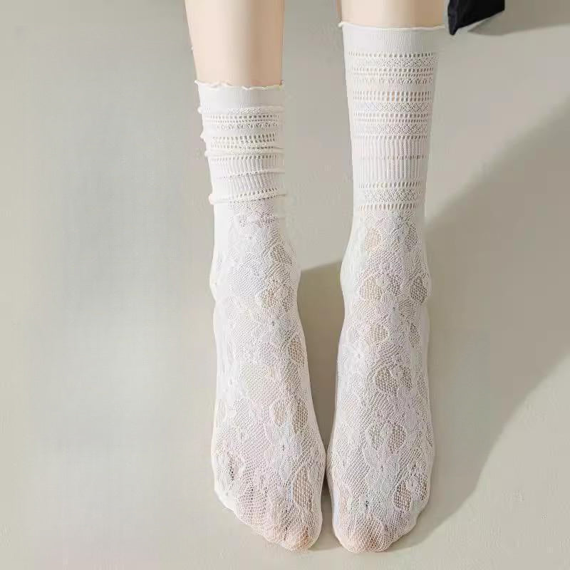 Atmungsaktive Spitze Socken