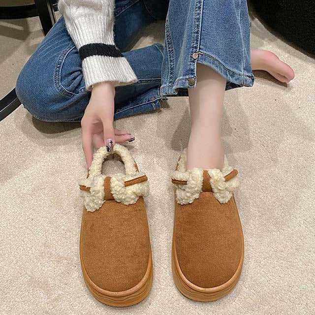 Warme Plateau-Schuhe