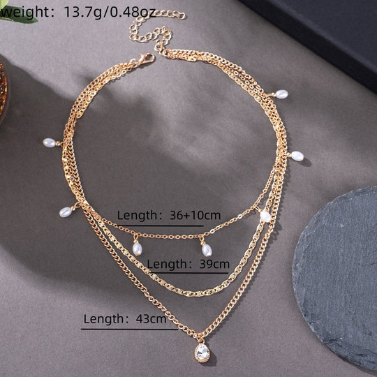 Bohemien Vintage Anhänger Halskette