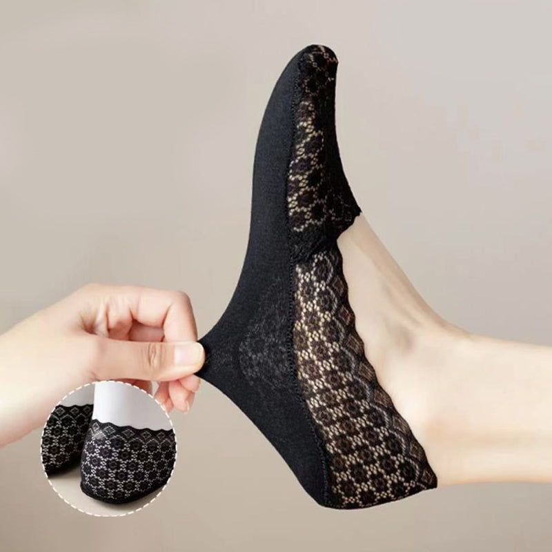 Atmungsaktive Blumenstrümpfe