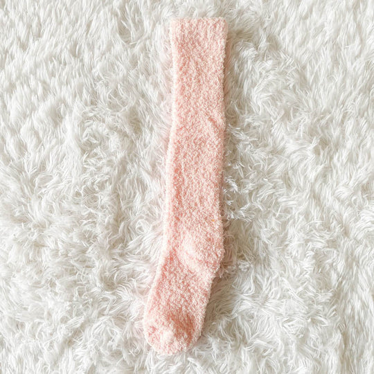 Warme Plüschsocken