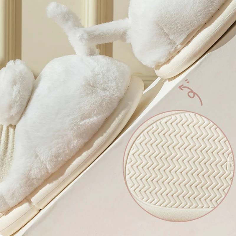 Plüsch-Slippers Tierisches Cartoon-Kätzchen