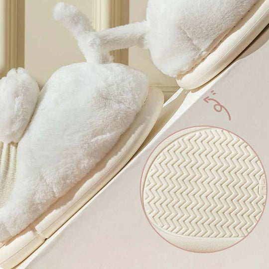 Plüsch-Slippers Tierisches Cartoon-Kätzchen