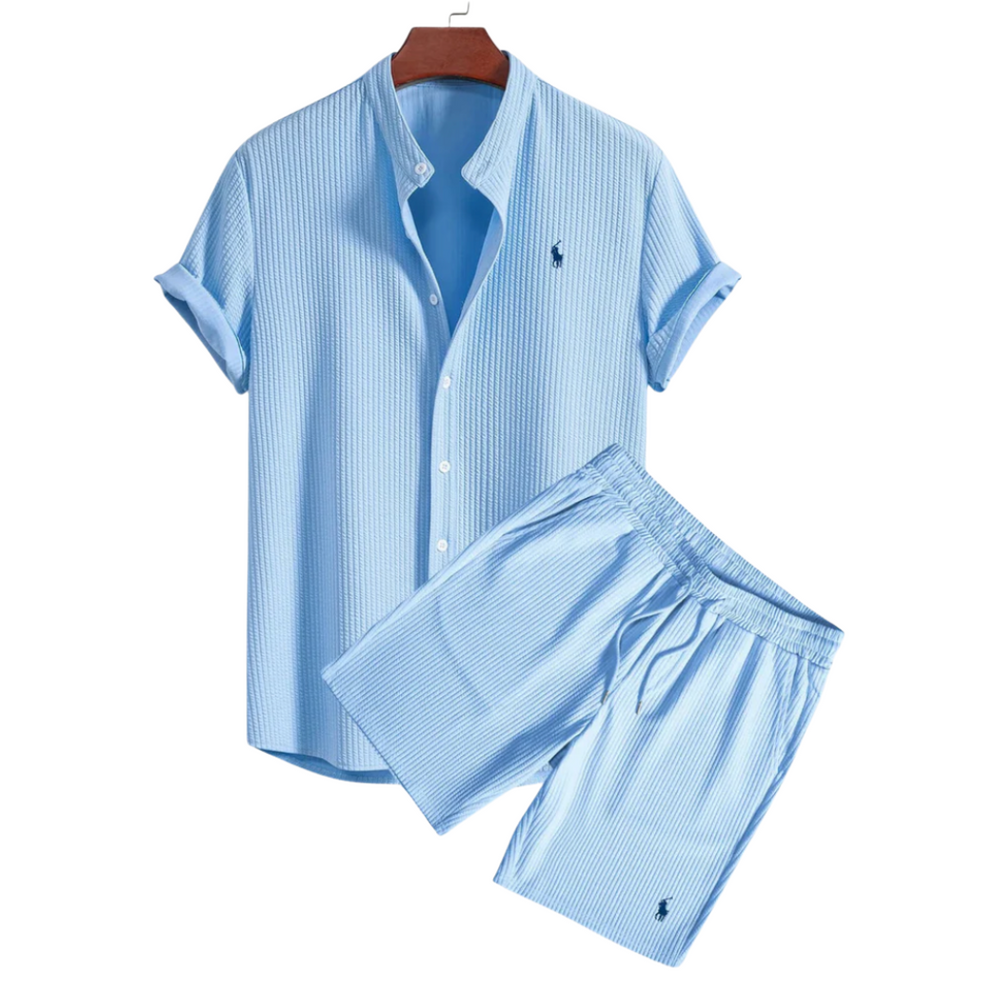 Sommer-Set für Herren – Hemd & Shorts