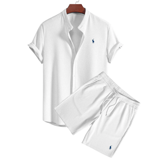 Sommer-Set für Herren – Hemd & Shorts