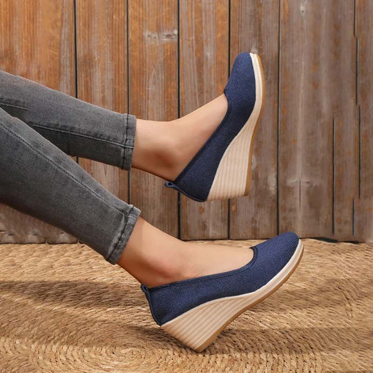 Bequeme Plateau-Schuhe