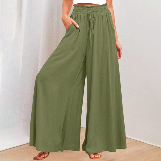 Lässige Hose mit weitem Bein