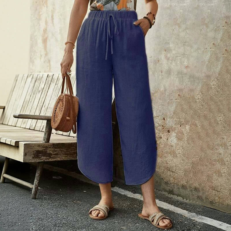 【Coton Et Lin】Bequameggte Freizeit-Jeans