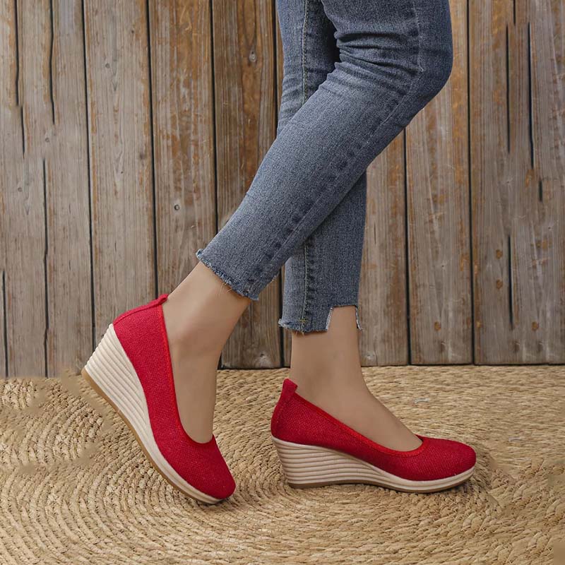 Bequeme Plateau-Schuhe