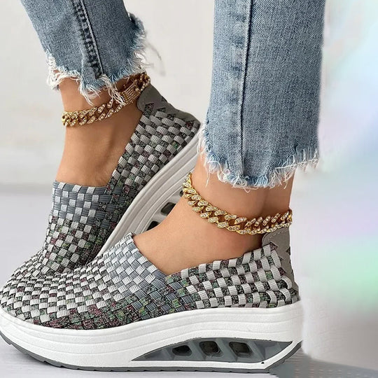 bequeme Plateau-Schuhe