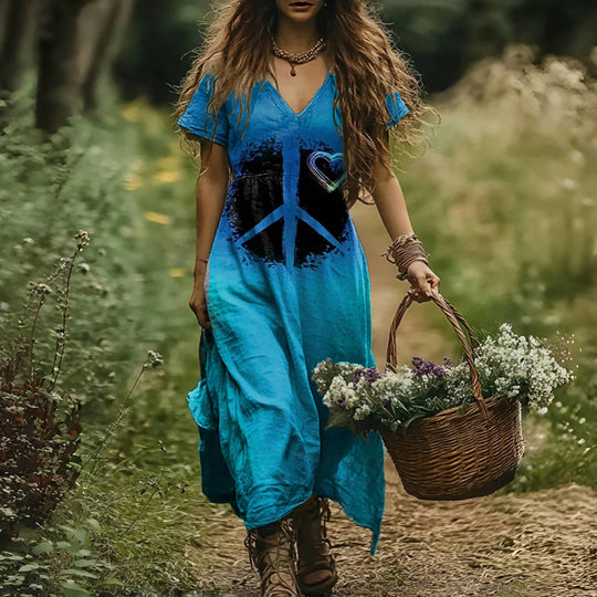 Lässiges Vintage-Kleid