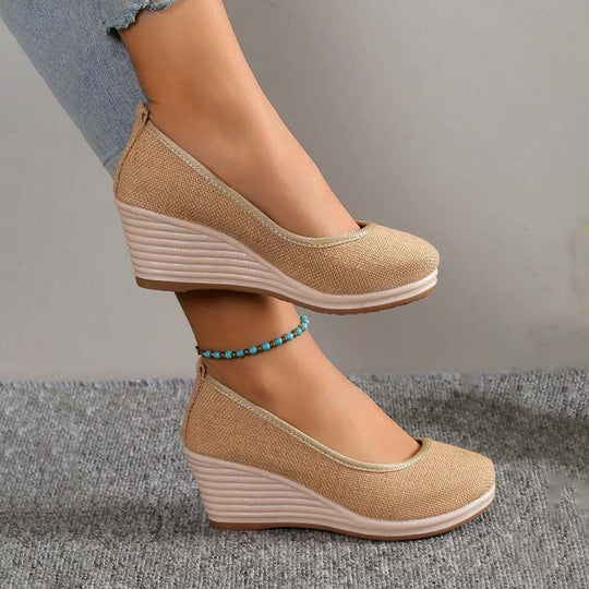 Bequeme Plateau-Schuhe