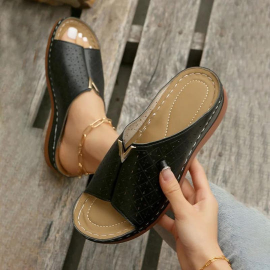 Bequeme Plateau-Pantoffeln