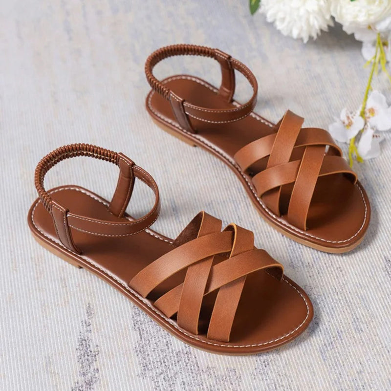 Entspannte Vintage-Sandalen