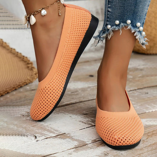 Bequeme luftdurchlässige Plateauschuhe