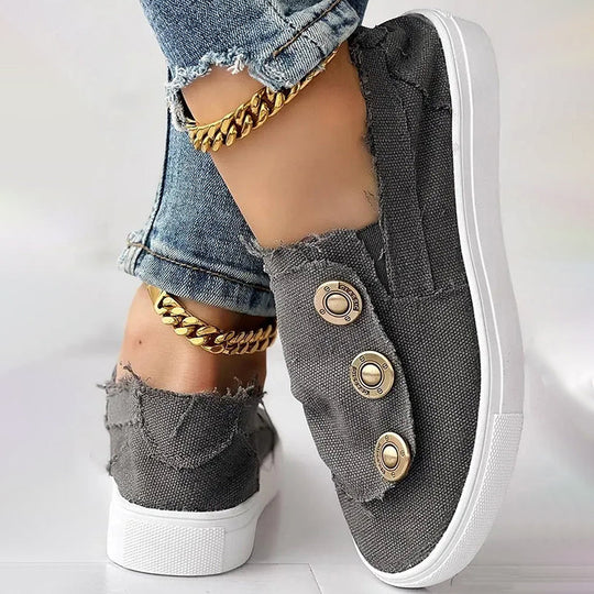 Bequeme flache Schuhe