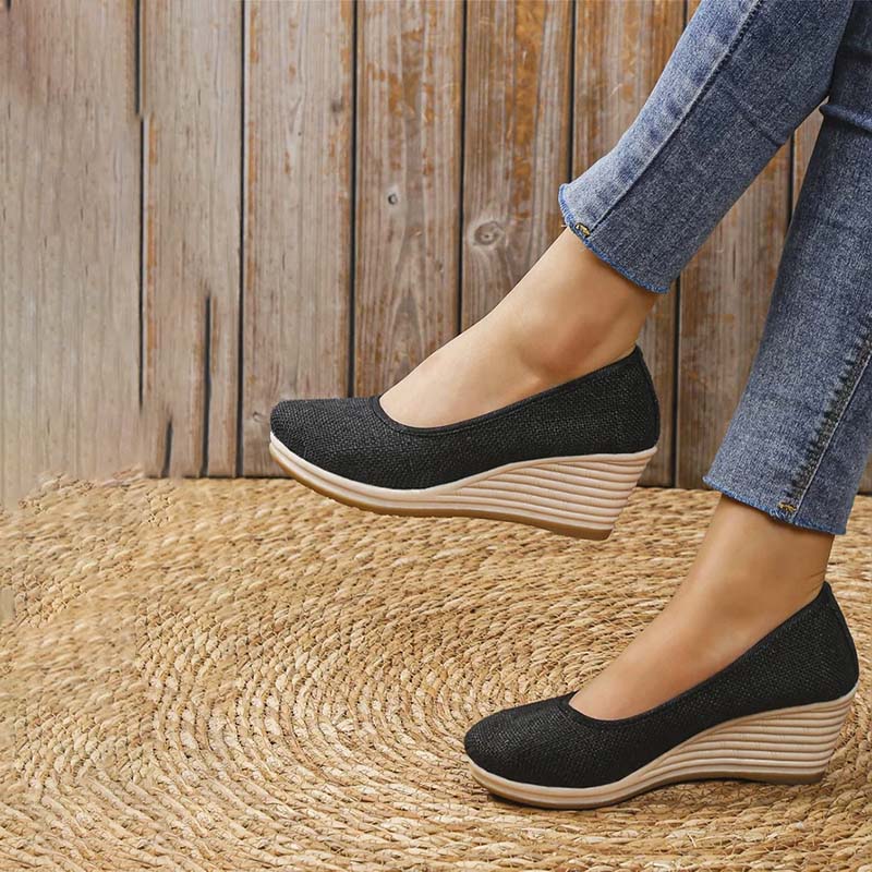 Bequeme Plateau-Schuhe