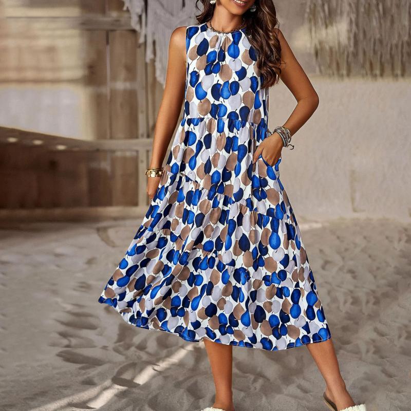 Lässiges Kleid mit Punkten