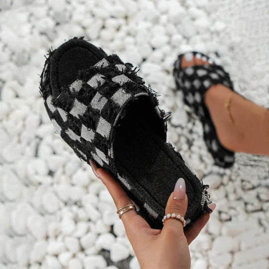 Bequeme Plateau-Pantoletten