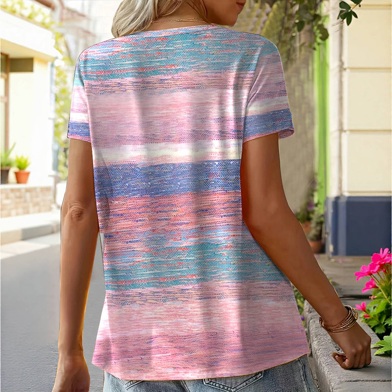 Lässiges Farbverlauf-T-Shirt